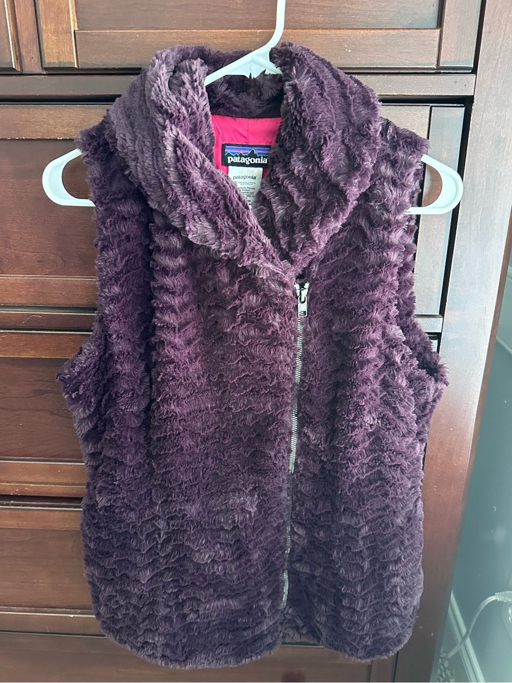Patagonia Pelage vest in purple size M